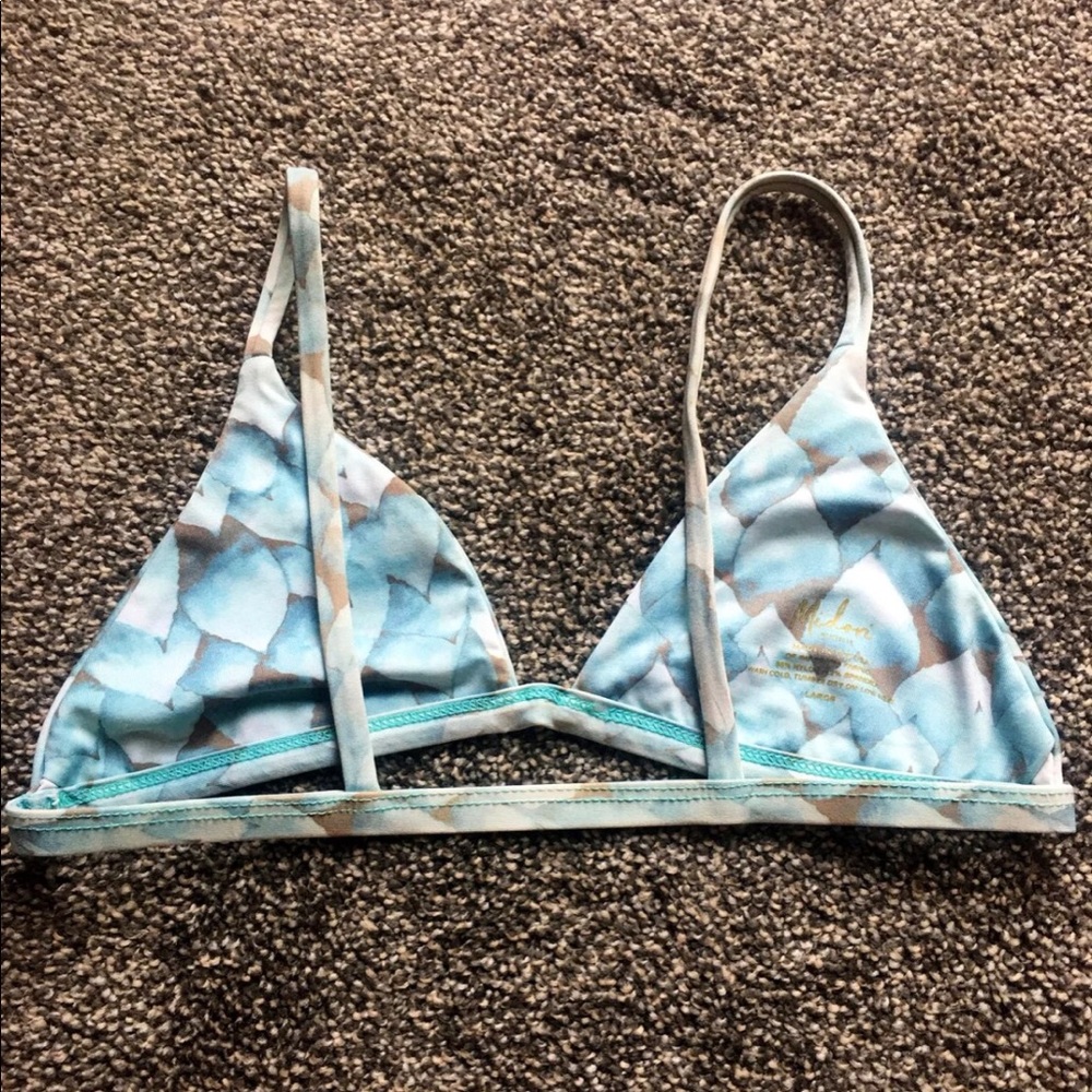 SOLD. Midori Siren Top - Agave Print - Picture 2 of 3